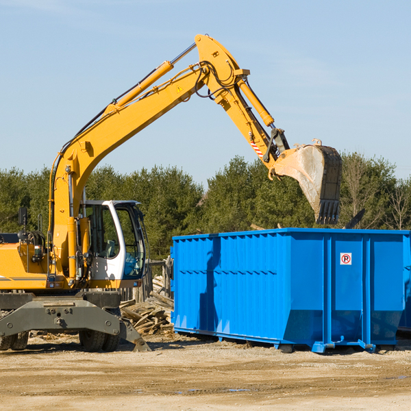 what size residential dumpster rentals are available in Orangeville